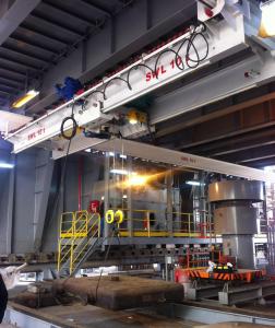 電動雙軌機(jī)艙行車